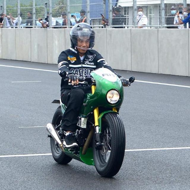 Presiden Jokowi di Sirkuit Mandalika