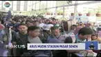 H-7 Lebaran, kurang lebih 24 ribu pemudik padati Stasiun Kereta Api Senen, Jakarta Pusat.