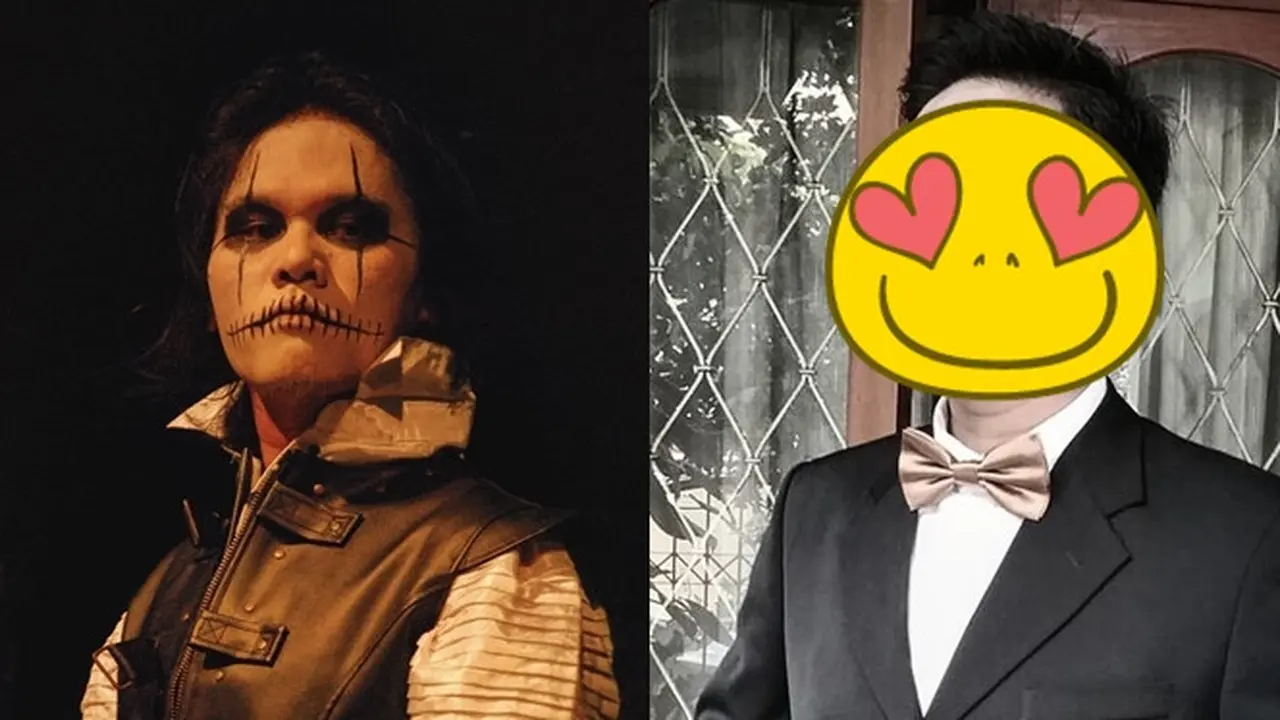 Selalu Pakai Makeup Tebal, Ini 6 Potret Wajah Asli Rizki Maulana Kuburan Band