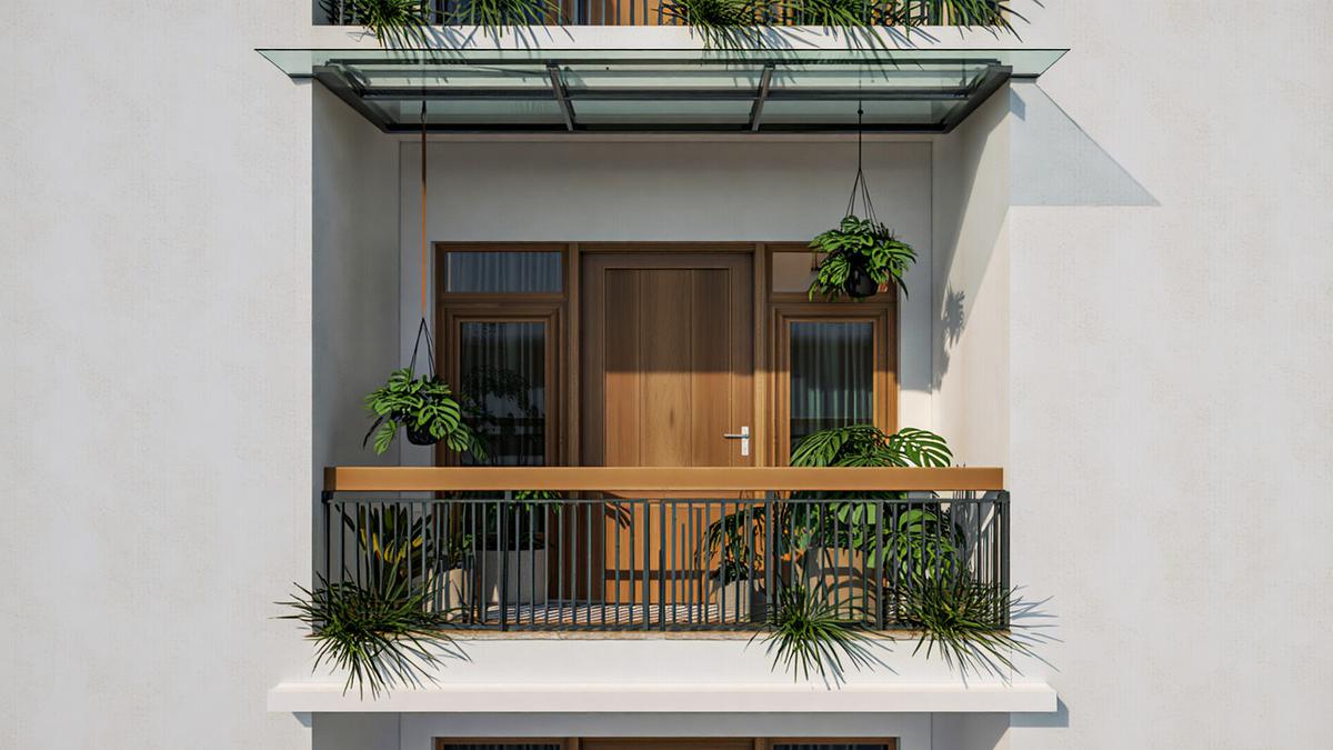 8 Inspirasi Fasad Balkon Rumah Terkini 2025, Desain Modern untuk Hunian Memikat Elegan