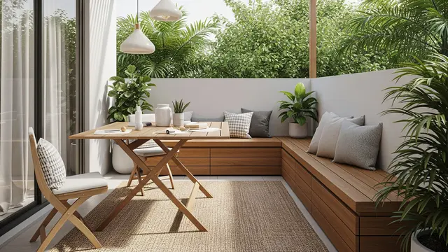 Model Teras Rumah Minimalis yang Nyaman untuk Aktivitas Keluarga (Image by Gemini AI)