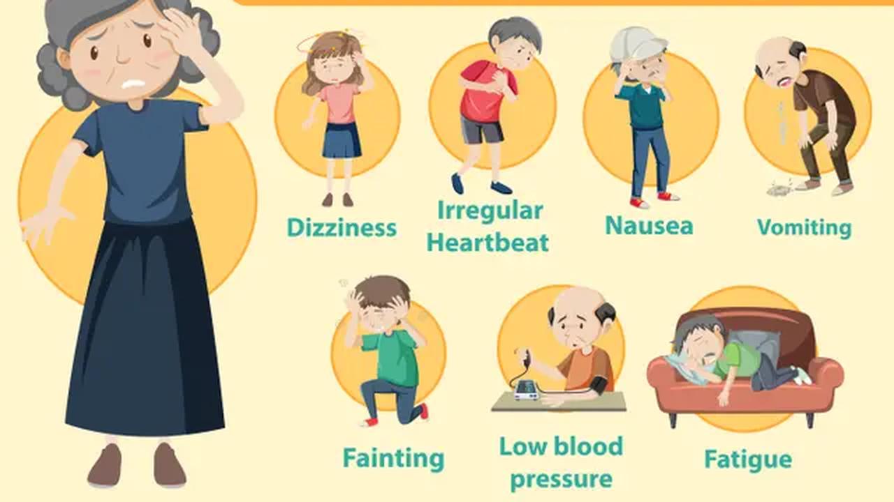 Infografis tanda dan gejala hipertensi. Infographic hypertension by Freepik