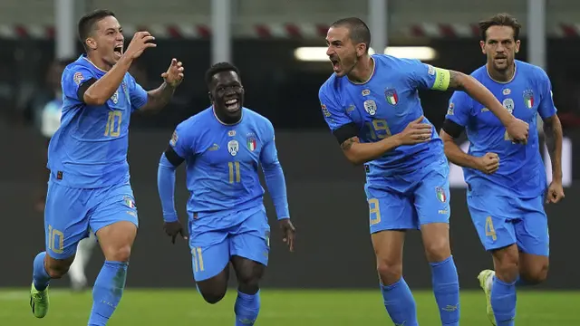 Foto: Hungaria Puncaki Klasemen usai Permalukan Jerman, Sementara Italia Gasak Inggris 1-0 di UEFA Nations League