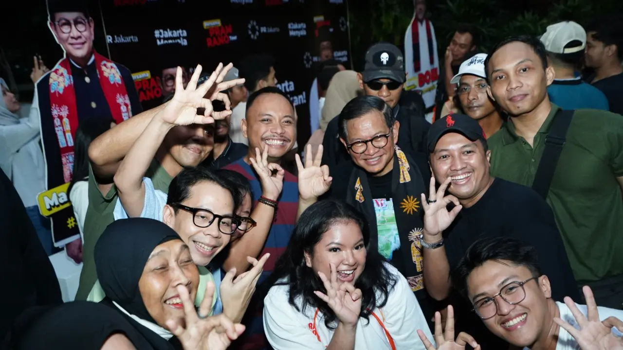 Calon Gubernur Jakarta nomor urut 3, Pramono Anung.
