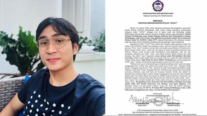 Dua Makna Yang Terkandung Dalam Kata Anjay Di Surat Edaran Komnas Pa Health Liputan6 Com