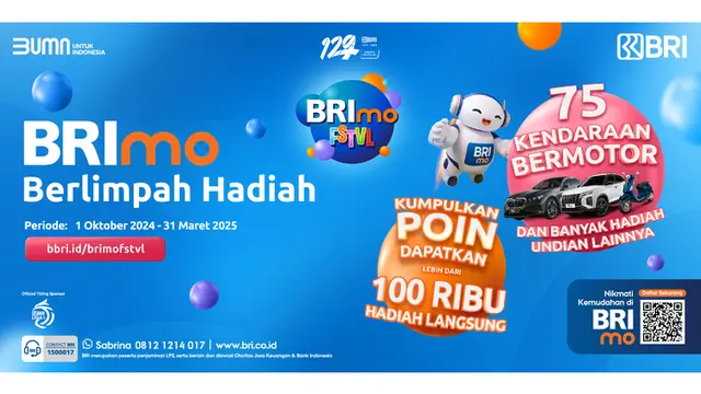 BRImo FSTVL Kembali Hadir untuk Pengguna Setia Super Apps BRImo, Bertabur Hadiah Fantastis!