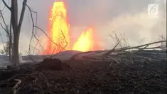 Gunung Kilauea, Hawaii terus bererupsi. Letusan gunung setinggi 55 meter kian menggerus rumah warga.