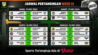 Jadwal Live Streaming IBL Tokopedia 2024 Week 12 di Vidio, 15-19 Mei 2024