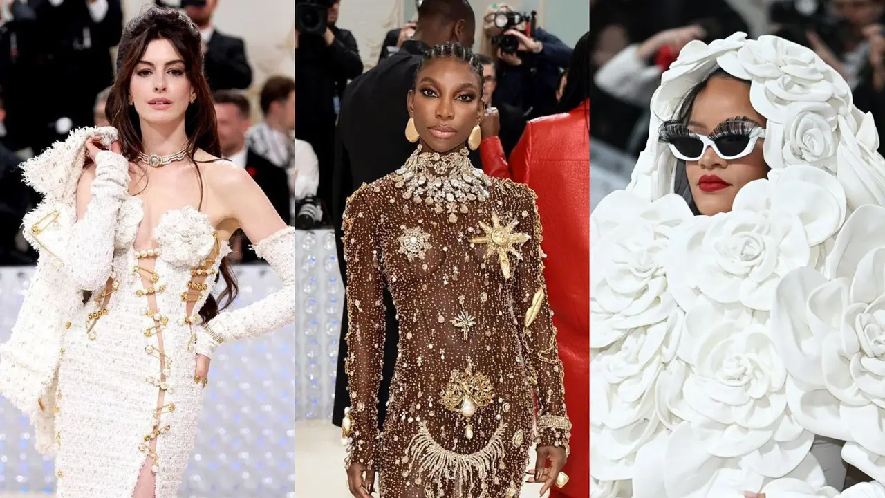 15 Selebriti dengan Busana Terbaik di Met Gala 2023, Anne Hathaway hingga Rihanna