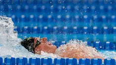 Perenang AS, Ryan Lochte, jadi pembicaraan karena melakukan tindakan memalukan saat Olimpiade 2016 Rio de Janeiro. Dirinya mengaku dirampok oleh orang-orang berseragam polisi, namun ternyata pengakuannya itu adalah sebuah kebohongan. (AFP/Al Bello)