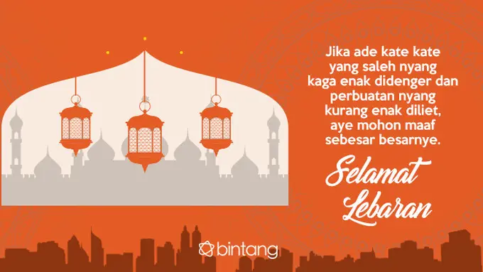 Kata-kata ucapan Idul Fitri. (Digital Imaging: M. Iqbal Nurfajri)