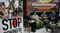 DPP PKB menggelar diskusi bertajuk #Save Rohingya, Jakarta, Jumat (22/5/2015). Dalam diskusi itu disebutkan bahwa menyelamatkan Rohingya adalah momentum yang pas untuk pemerintah Indonesia (Liputan6.com/JohanTallo)