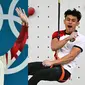 Dua Emas Bersejarah! Veddriq Leonardo dan Rizki Juniansyah Bawa Indonesia Berjaya di Olimpiade Paris 2024 (AFP/Fabrice Coffriri) (Miguel MEDINA/AFP)