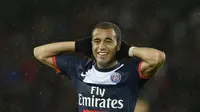 "Saya akan sangat senang jika dia mau datang ke PSG," ucap Lucas Moura.