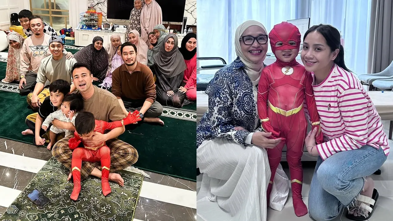 Sahur Keluarga Besar Raffi Ahmad