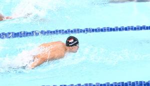 Aksi kontingen Indonesia pada cabang olahraga renang SEA Games 2025. (Bola.com/Dok. PB Akuatik)