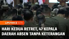 Sejak hari pertama seharusnya ada 503 Kepala Daerah mengikuti kegiatan pembekalan atau retret di Kompleks Akmil Magelang. Namun hingga hari kedua, ada 53 Kepala Daerah yang absen karena sakit dan 47 di antaranya tanpa keterangan.