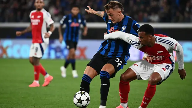Laga Atalanta vs Arsenal Berakhir Imbang Tanpa Gol