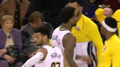 Berita video game recap NBA 2017-2018 antara Denver Nuggets melawan Golden State Warriors dengan skor 96-81.