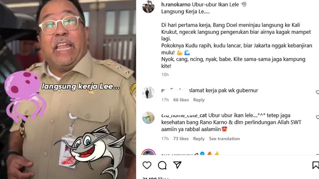 Unggahan Rano Karno. (Instagram/ si.rano)