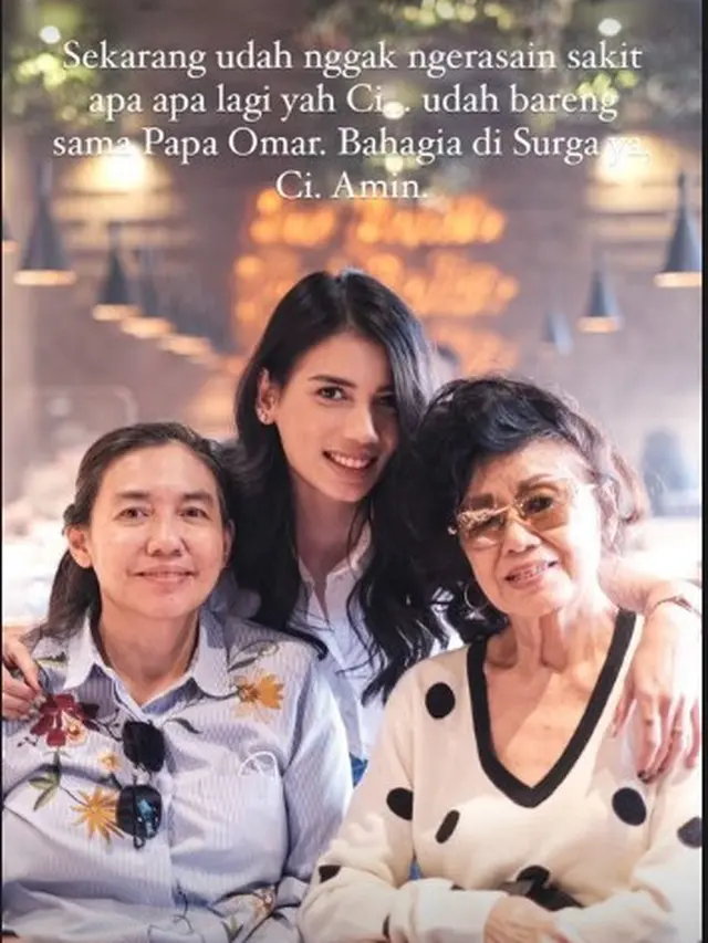 Sabrina Chairunissa, istri Deddy Corbuzier, berduka atas meninggalnya Christine Sundjojo (https://www.instagram.com/stories/sabrinachairunnisa_/3137267724221495783/)