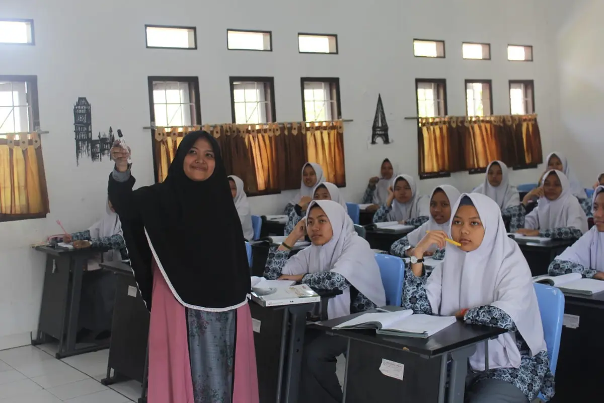 Proses belajar mengajar di Sekolah Menengah Atas (SMA) IT As-syifa Boarding School Subang. (Istimewa)