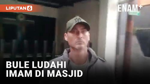 VIDEO: Bule Australia Maki-Maki dan Ludahi Imam di Masjid Al Muhajir Bandung