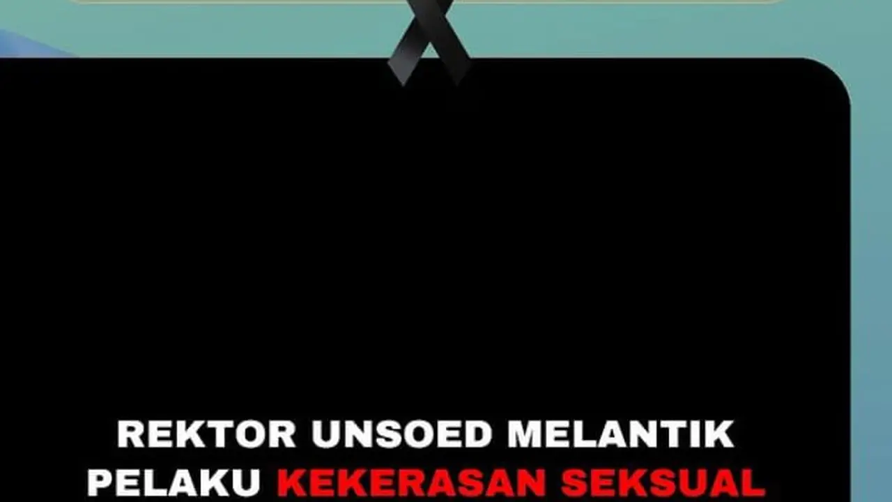 Unggahan BEM Unsoed terkait dugaan kekerasan seksual yang libatkan dosen. (Foto: Tangkapan layar IG BEM Unsoed)