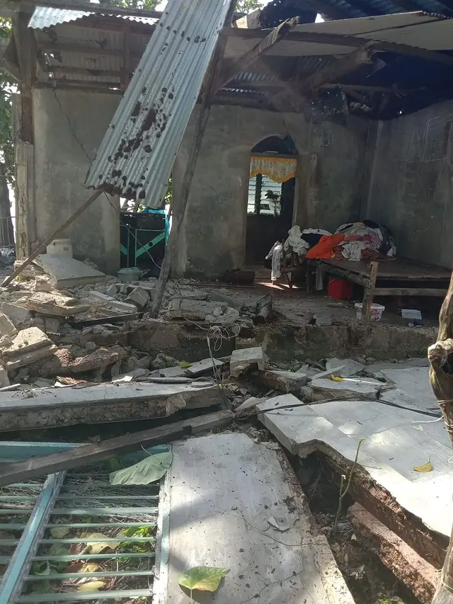 Kerusakan Akibat Gempa Magnitudo 6,9 di Filipina Tengah
