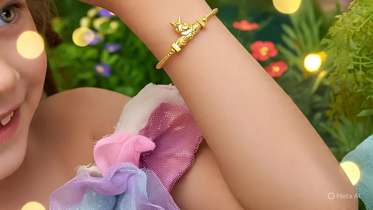 Model Gelang Emas Anak 2 Gram