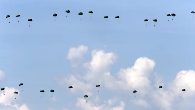 FOTO: Tentara NATO Latihan Militer Swift Response 22 di Makedonia Utara
