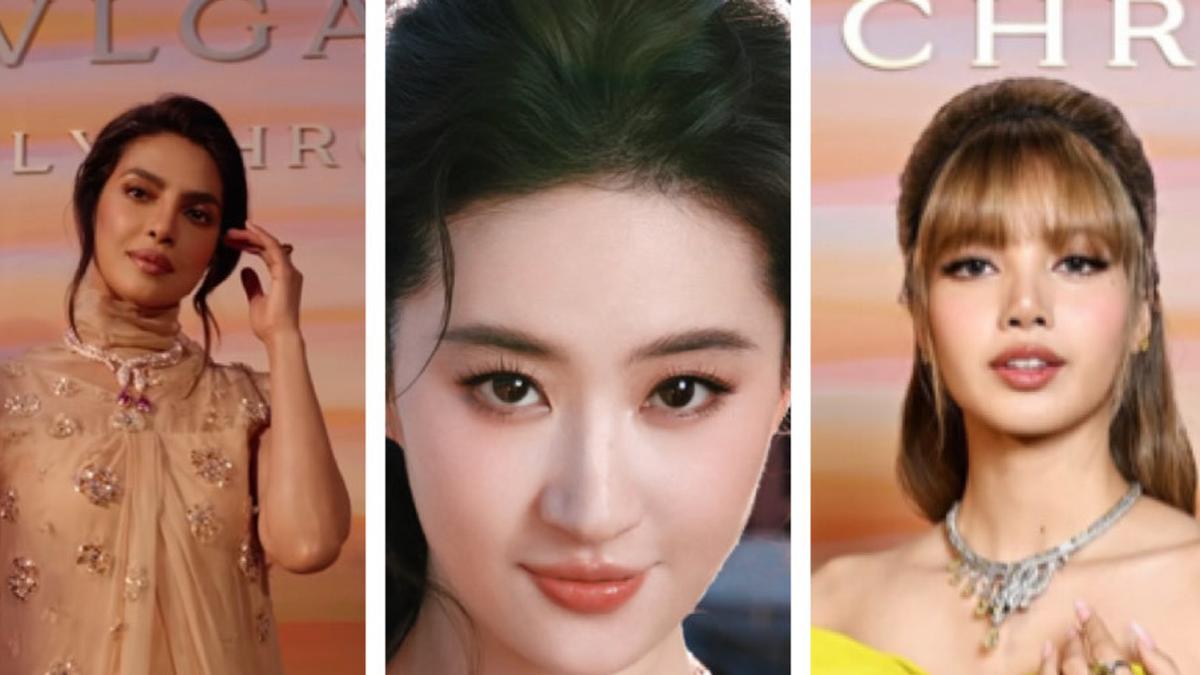 3 Artis Asia Hadir Acara Bvlgari Italia, Priyanka Chopra Dibalut Dior dan Liu Yifei dan Lisa Blackpink Kenakan Gaun Desainer Lebanon