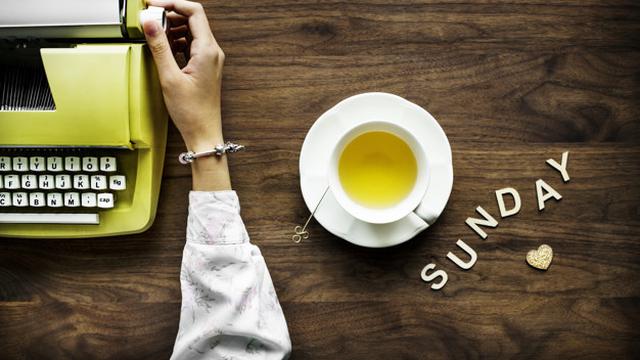 Ilustrasi hari Minggu, Sunday