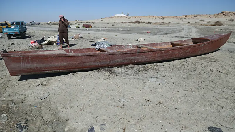 Danau terbesar kedua di Irak mengering