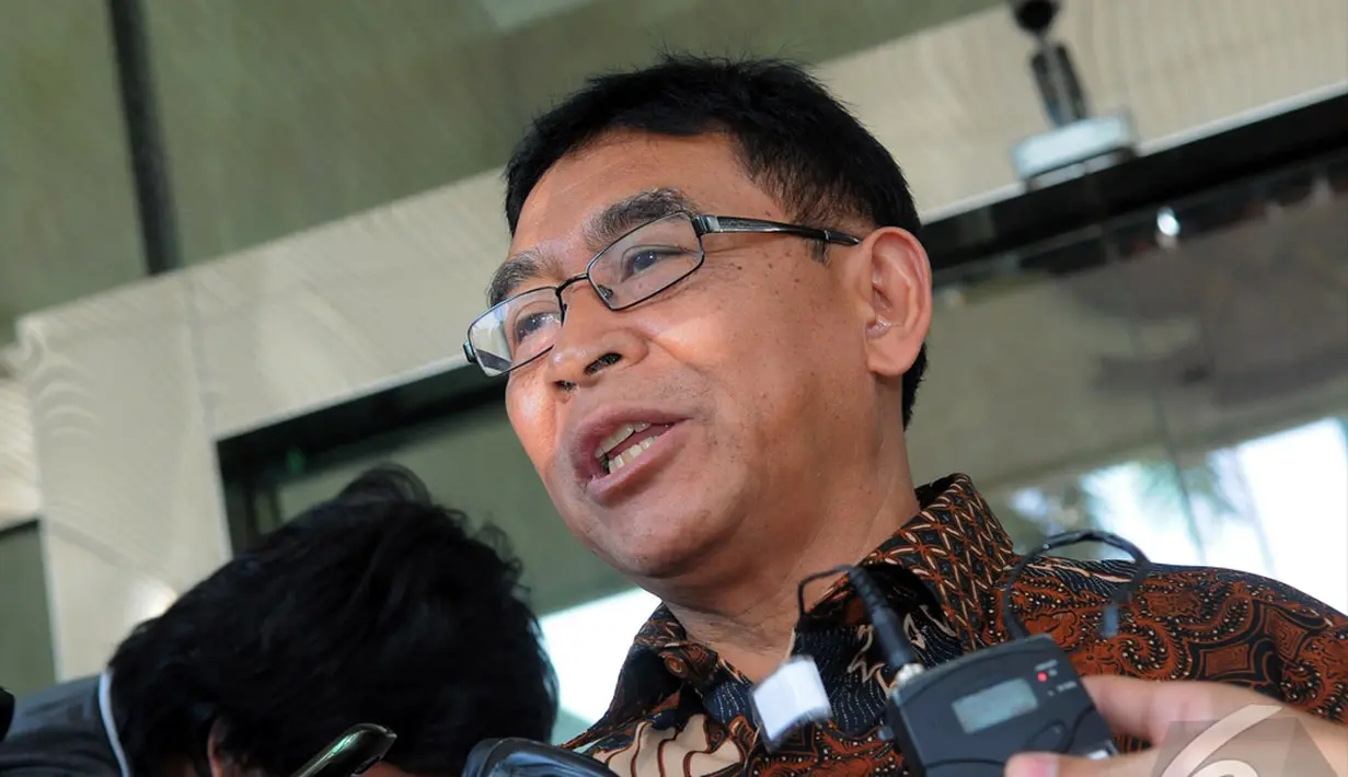 Dalam penjelasannya ke penyidik, Susilo menyebutkan kalau proses penetapan harga gas di kementeriannya merupakan usulan dari SKK Migas, Jakarta (14/07/2014) (Liputan6.com/Faisal R Syam)