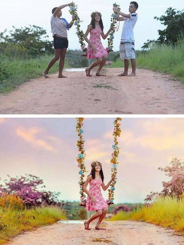 proses di balik layar pemotretan (foto: @gilmarphotos)