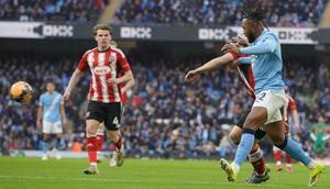 Antoine Semenyo debut di laga Manchester City vs Exeter City. (AP/Ian Hodgson)