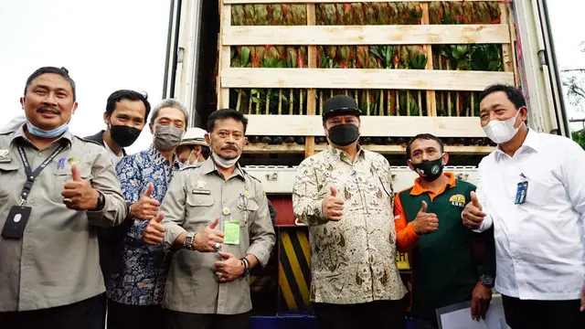Mentan Lepas Ekspor Tanaman Hias dan Benih Sayur Senilai Rp 70 Miliar