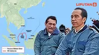 Banner Infografis Klaim Sepihak China di Laut Natuna. (Liputan6.com/Abdillah)