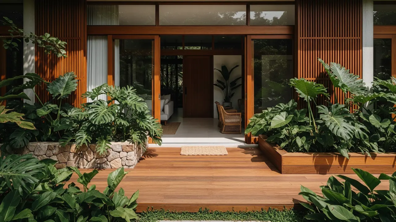 Desain Rumah Minimalis di Desa Tanpa Pagar Tapi Tetap Terasa Privat
