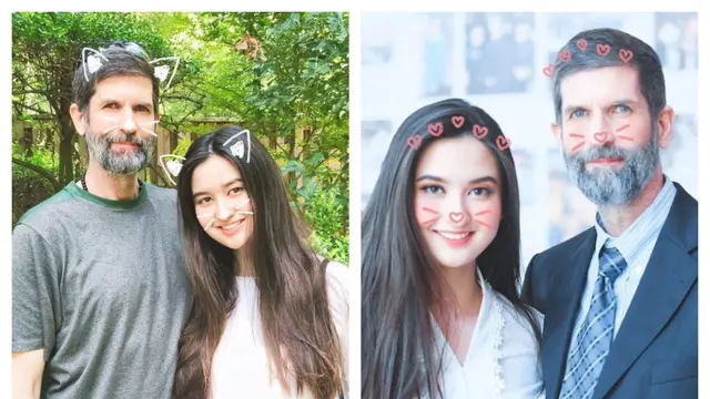 Potret Kedekatan Stephanie Poetri dan Ayahnya/via kapanlagi.com