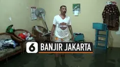 Hujan yang menguyur Jakarta dari Jumat (01/11/2019) malam hingga Sabtu (02/11/2019) dini hari membuat kawasan Cipinang Melayu Jakarta Timur direndam banjir. Banjir juga diakibatkan penyumbatan pada saluran drainase.
