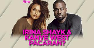 Irina Shayk Liburan Bareng Kanye West di Prancis