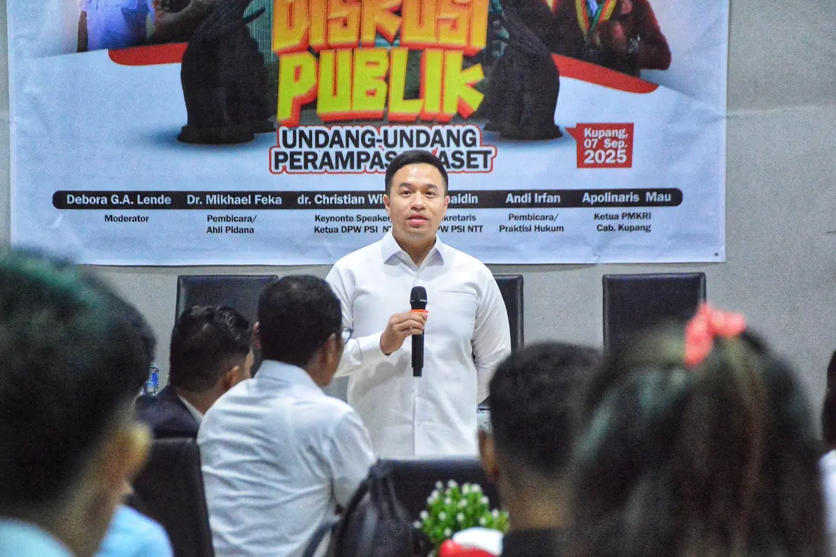 Ketua DPW Partai Solidaritas Indonesia (PSI) NTT Christian Widodo.