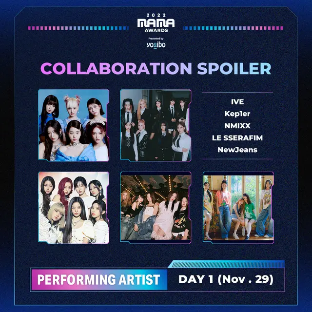 Rookie Girl Groups' special collaboration stage  on its way to 2022 MAMA AWARDS!