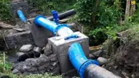 Instalasi Pengelolaan Air (IPA) senilai Rp8,8 miliar di Desa Helanlangowuyo, Kecamatan Adonara Timur, Kabupaten Flores Timur, NTT mubazir karena tak fungsional. (Foto: Istimewa-Ola Keda)