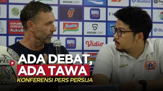Berita video momen yang mengundang tawa saat konferensi pers Persija Jakarta yang dilakukan oleh Thomas Doll, Rabu (22/2/2023).