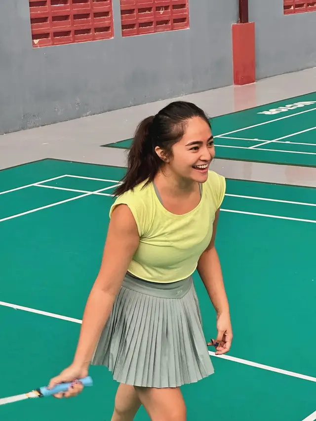 7 Potret Marshanda yang Kini Hobi Main Badminton, Disebut Makin Fresh