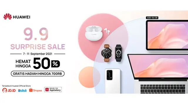 9.9 Surprise Sale di toko resmi dari Huawei