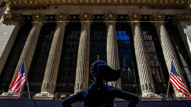 Bursa Efek New York, Amerika Serikat (Foto: Unsplash/Jimmy Woo)